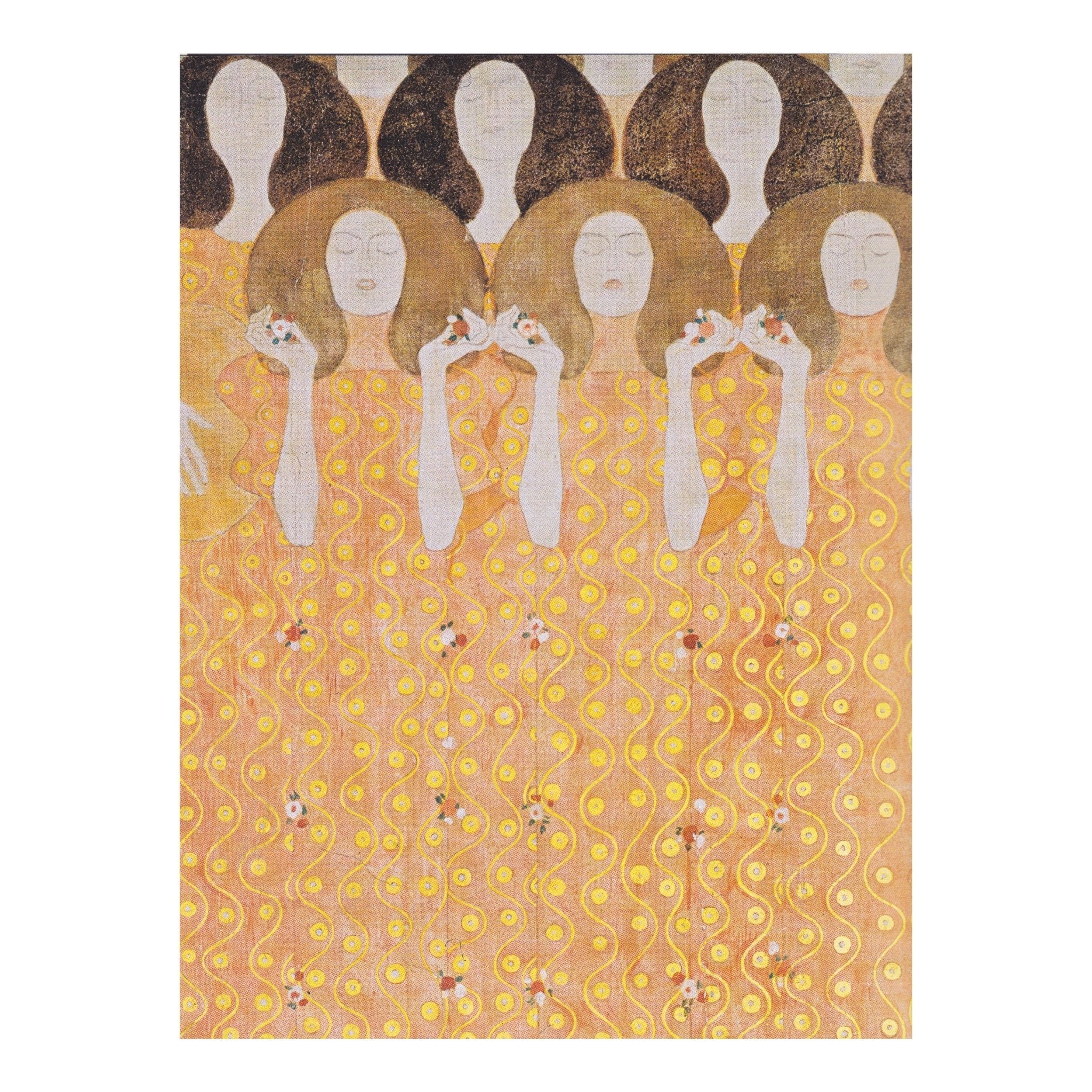 Decorative Decorative "Beethoven Frieze" by Gustav Klimt Poster | High - Quality Print | Repositionable Adhesive - Pasquín