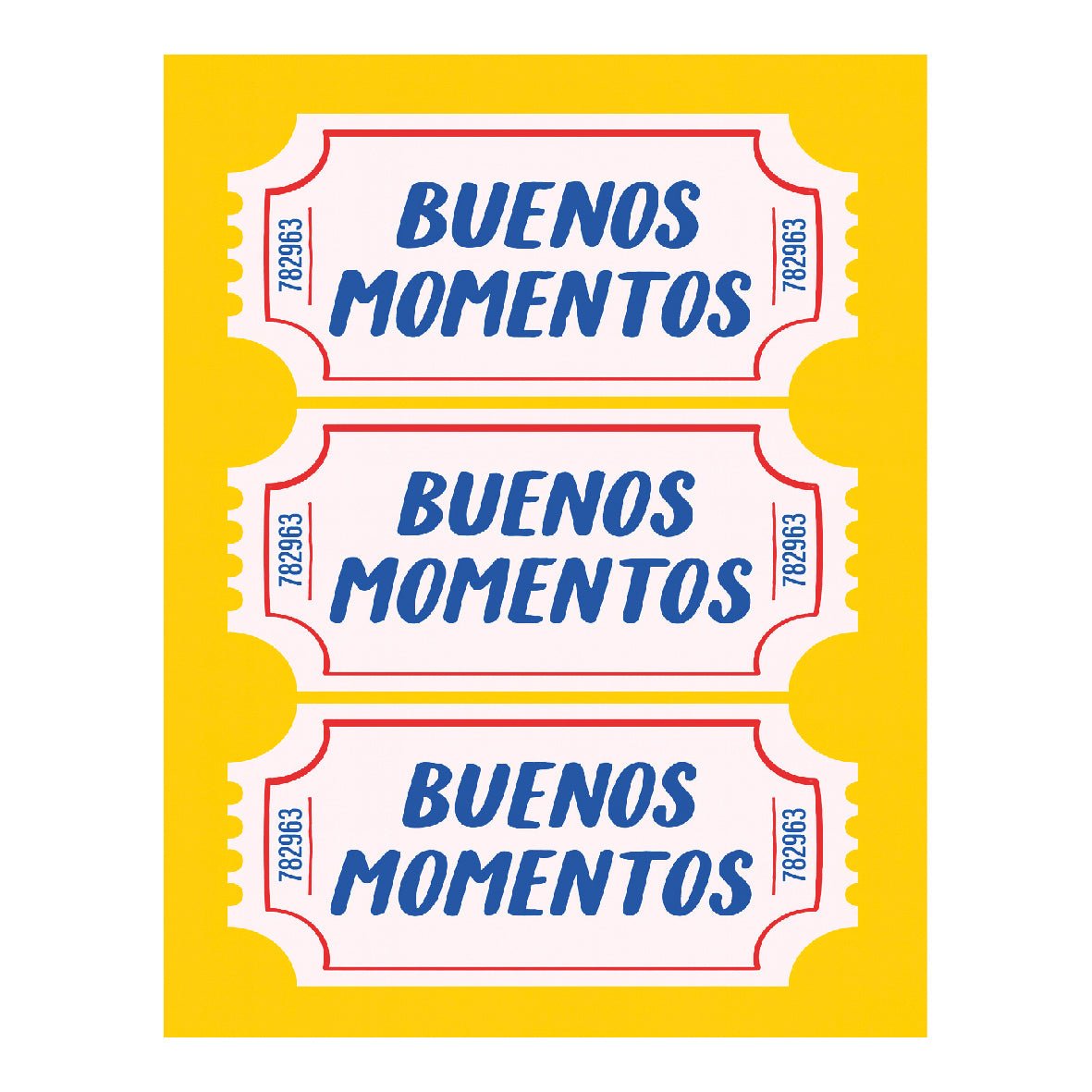 Decorative "Good Moments" Poster | High - Quality Print | Repositionable Adhesive - Pasquín