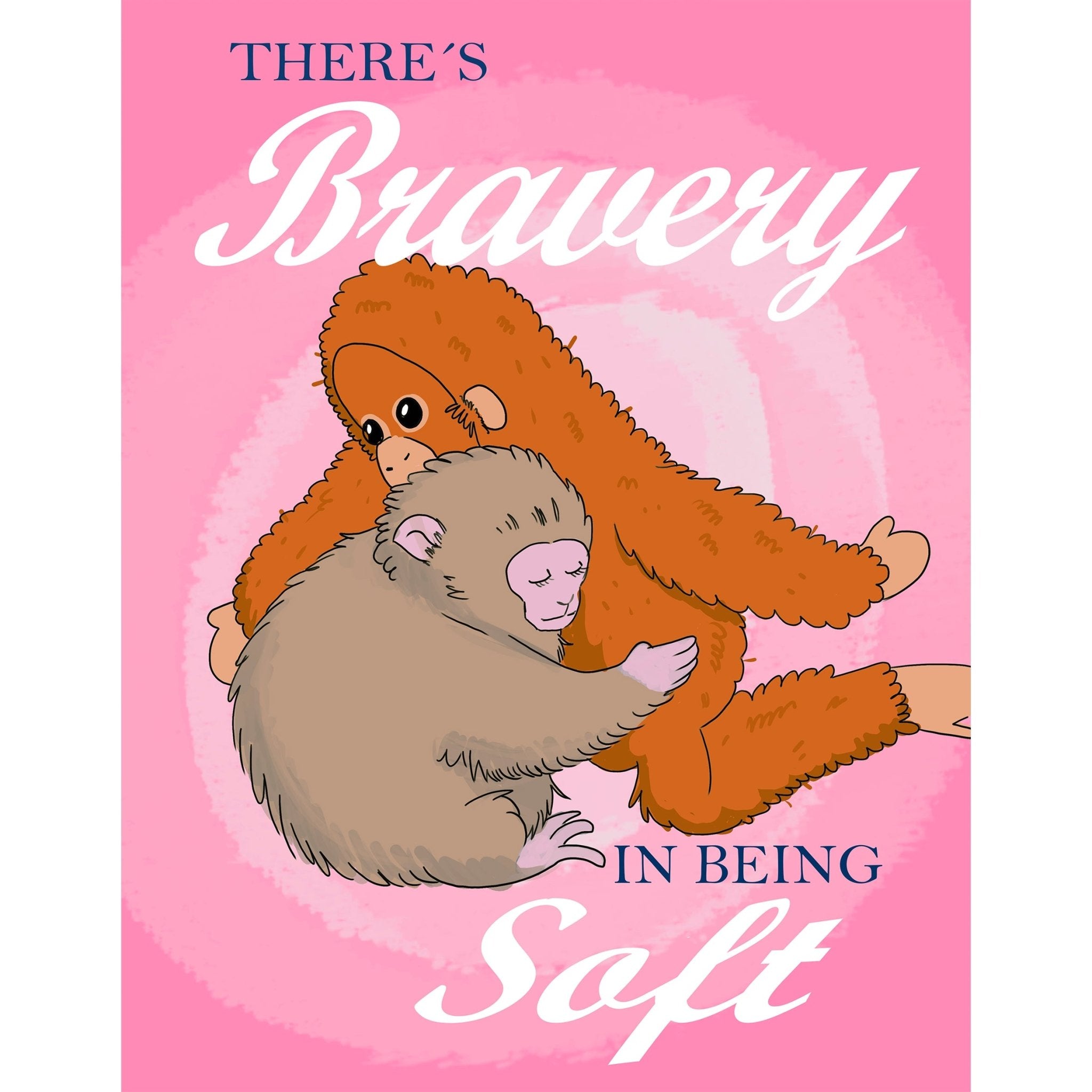 Decorative "Little Monkey" by Lolillapolilla Poster | High - Quality Print | Repositionable Adhesive - Pasquín