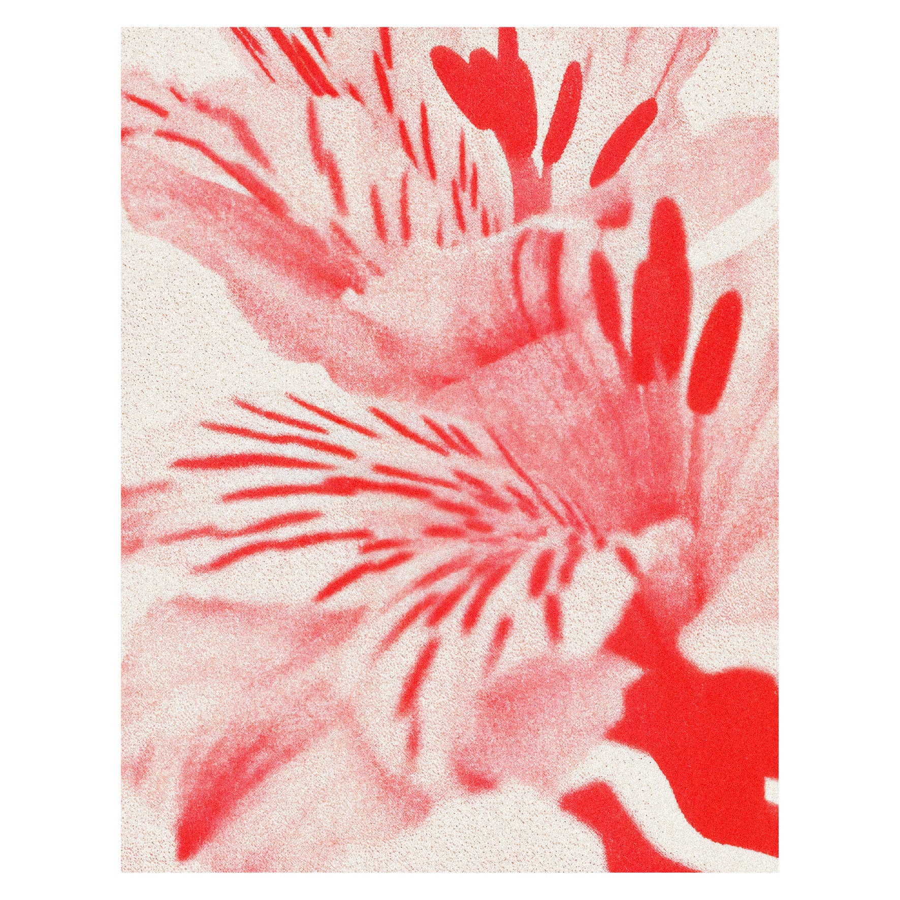 Decorative "Red Texture" by Poster | High - Quality Print | Repositionable Adhesive - Pasquín