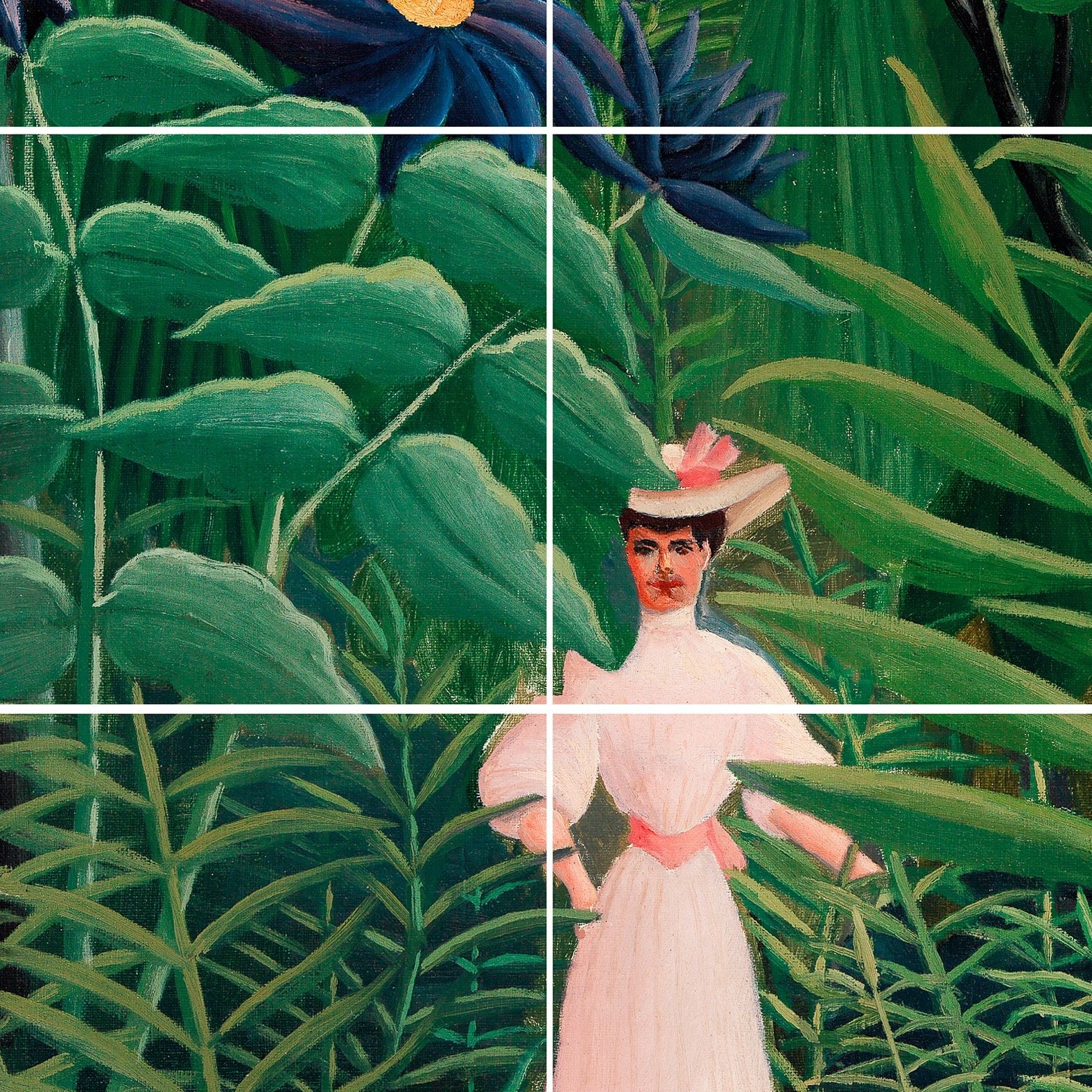 Decorative Removable Wall Tiles - Henri Rosseau Design - Pasquín