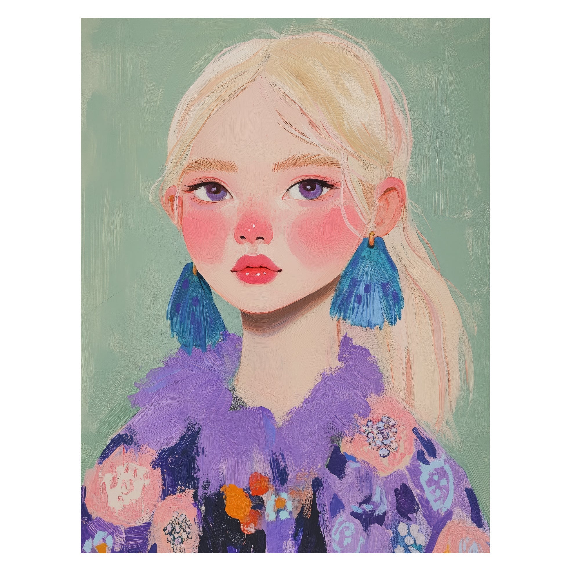 Decorative "Style and Accessories" Poster | High - Quality Print | Repositionable Adhesive - Pasquín