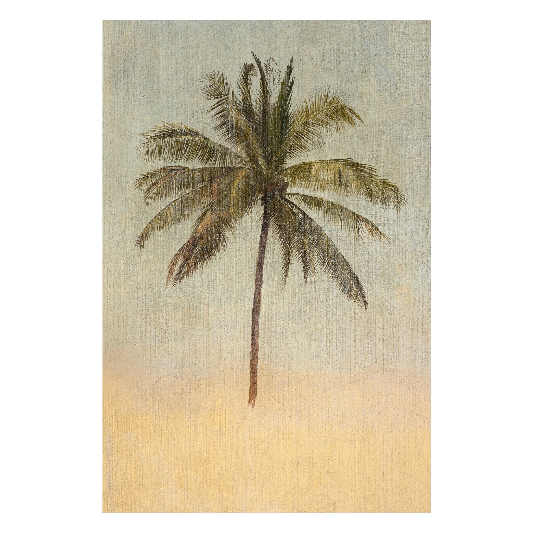 Decorative "Trunk and top of a palm tree" by Frederic Edwin Church Poster | High - Quality Print | Repositionable Adhesive - Pasquín