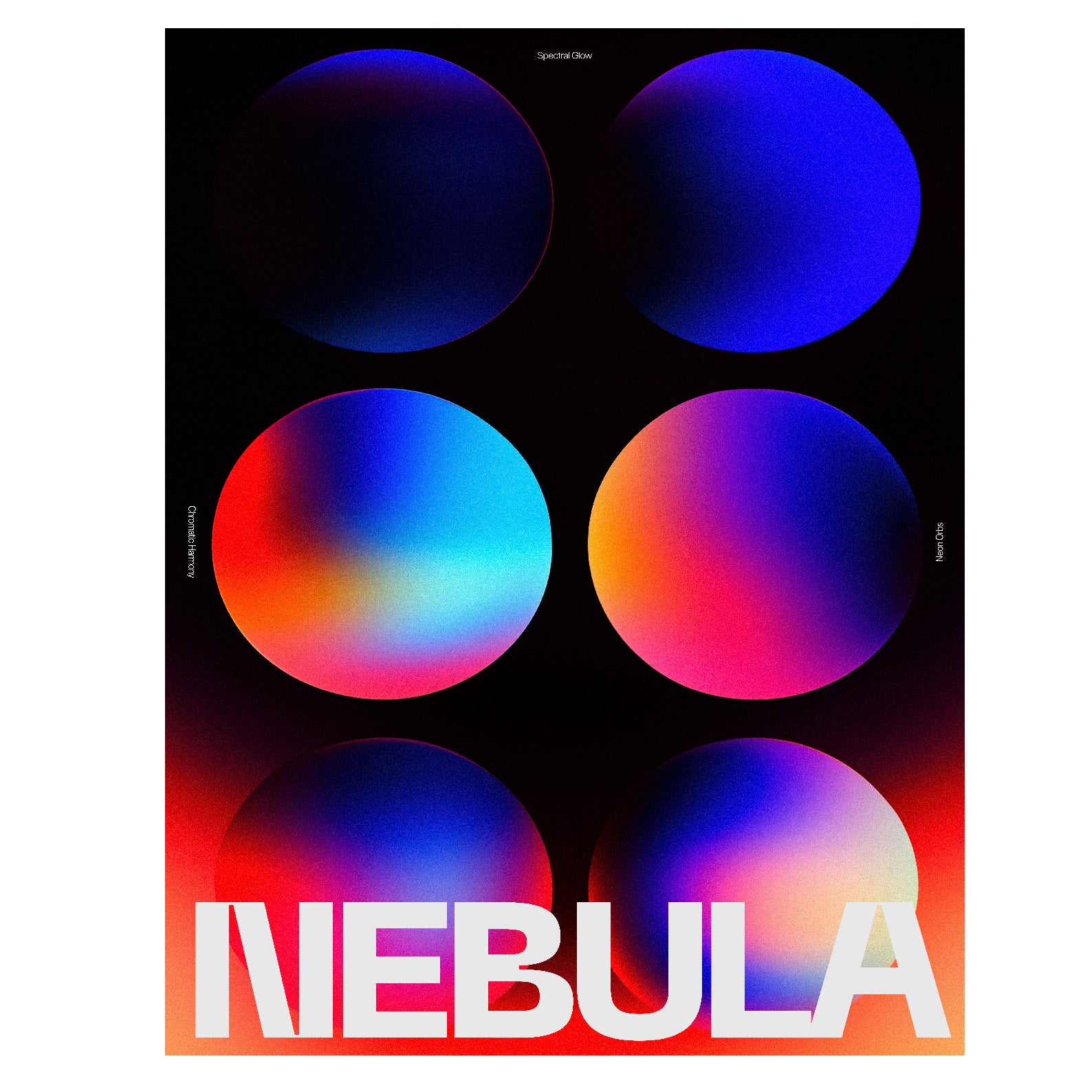 Decorative "Universal Chromatic Harmony Collection" Poster | High - Quality Print | Repositionable Adhesive - Pasquín