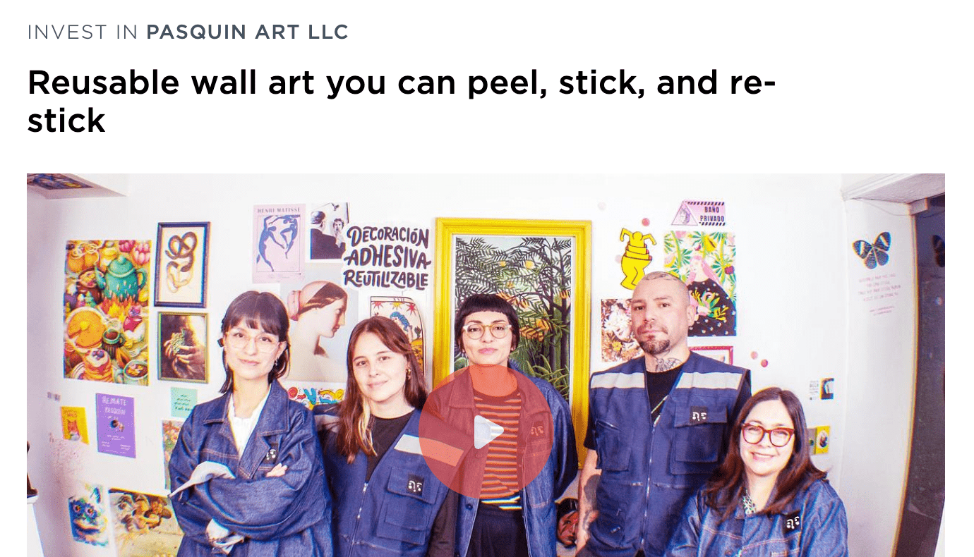 Pasquín: Design, community… and now, an investment opportunity. - Pasquín