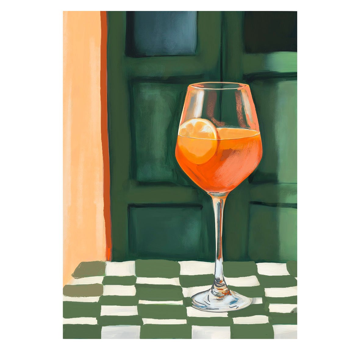 Decorative "A cup" Poster | High - Quality Print | Repositionable Adhesive - Pasquín