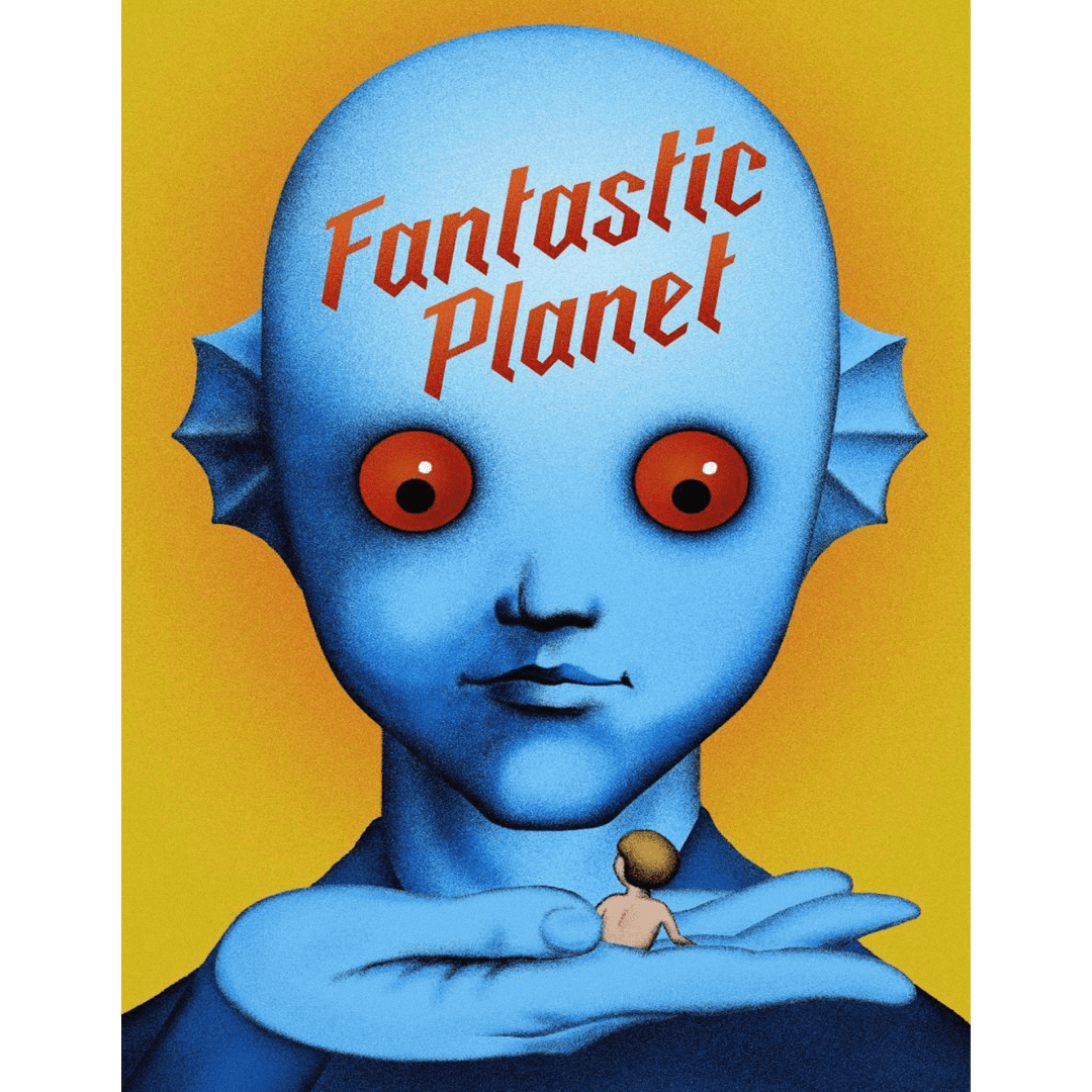 Decorative "Fantastic Planet (La Planète Sauvage)" Poster | High - Quality Print | Repositionable Adhesive - Pasquín